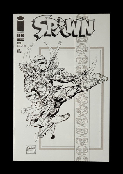 Spawn  #310  Incentive Todd McFarlane Black & White Cover