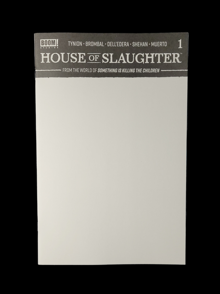 House of Slaughter #1E Blank Cover  2021